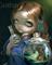 Art: Microcosm:  Sea Monsters by Artist Jasmine Ann Becket-Griffith