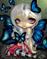 Art: Blue Morpho - For the Strangeling Experience VISA Card by Artist Jasmine Ann Becket-Griffith