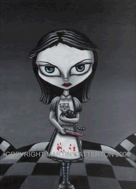 Art: PSYCHO ALICE by Artist Martin Catterton