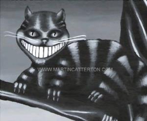 Detail Image for art THE CHESHIRE CAT #2 Detail Image for art THE CHESHIRE CAT #2