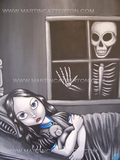 Art: THE WATCHER AT THE WINDOW by Artist Martin Catterton