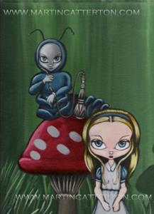Detail Image for art ALICE AND THE CATERPILLAR