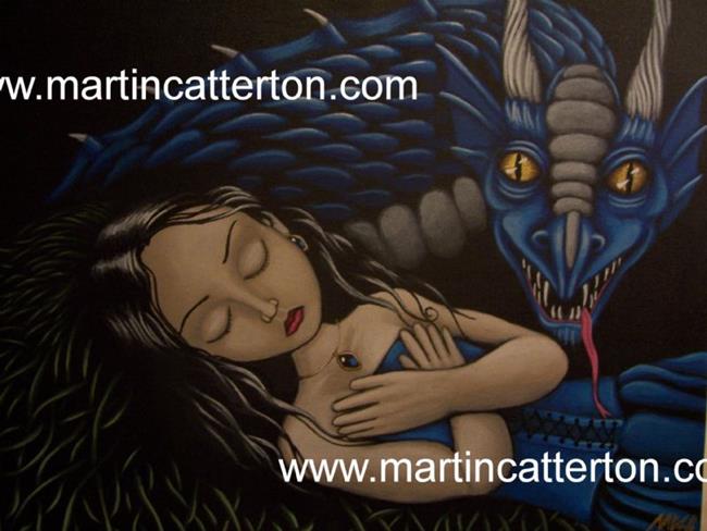 Art: SLEEPING BEAUTY by Artist Martin Catterton