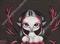 Art: RED GLITTER FAIRY by Artist Martin Catterton