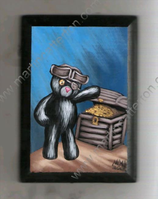 Art: BEAR - ied TREASURE by Artist Martin Catterton