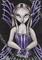 Art: VIOLET ROSE FAIRY by Artist Martin Catterton