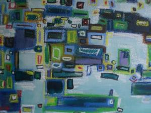 Detail Image for art ORIGINAL abstract PAINTING,acrylic on canvas 