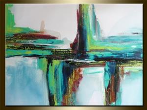 Detail Image for art ORIGINAL abstract PAINTING MODERN Art