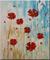 Art: ORIGINAL ABSTRACT PAINTING WITH FLOWERS by Artist Nataera