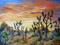 Art: California Joshua Trees by Artist Diane Funderburg Deam