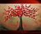 Art: RED BLOSSOM by Artist LUIZA VIZOLI