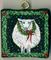Art: Merry Christmas To Ewe Ornament by Artist Cathy Santarsiero
