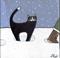 Art: footprints in the snow by Artist S. Olga Linville