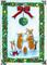 Art: A Christmas Corgi Kiss by Artist Cathy Santarsiero