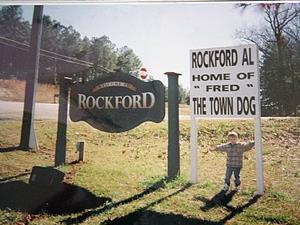 Detail Image for art Fred, town dog of Rockford Alabama