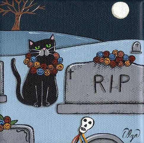 Art: day of the dead by Artist S. Olga Linville