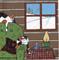 Art: cabin cats by Artist S. Olga Linville
