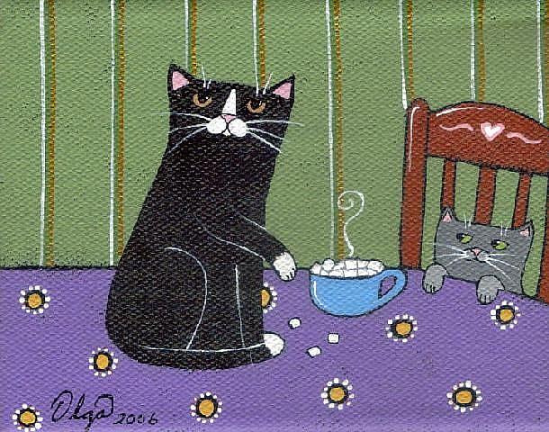 Art: marshmallow thief by Artist S. Olga Linville