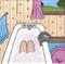 Art: tubtime tabby by Artist S. Olga Linville