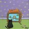 Art: tv cats by Artist S. Olga Linville