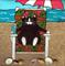 Art: beach baby  3D by Artist S. Olga Linville