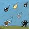 Art: raining cats & dogs by Artist S. Olga Linville