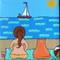 Art: big bottom girls #4 ~ at the beach by Artist S. Olga Linville