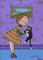 Art: cat smooch by Artist S. Olga Linville