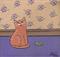 Art: never give a cat a pickle by Artist S. Olga Linville