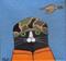 Art: camo cat by Artist S. Olga Linville