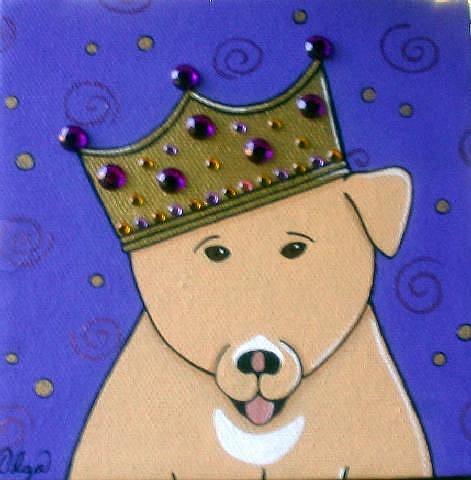 Art: ~charger~king of dogs~ by Artist S. Olga Linville