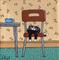 Art: ~retro kitchen cat~ by Artist S. Olga Linville