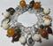 Art: Wise Owls Charm Bracelet Altered Art One of a Kind by Artist Lisa  Wiktorek