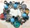 Art: Nancy Drew Altered art charm bracelet by Artist Lisa  Wiktorek
