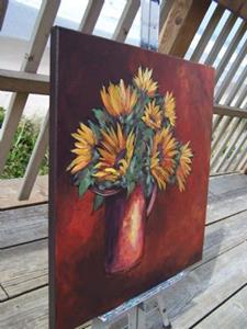 Detail Image for art By the Candles Light ~ Sold