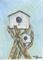Art: Cholla Bird House by Artist Shirley James