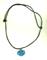 Art: Zodiac Sign Virgo Blue Beadwork Pendant Necklace by Artist Sparkle Plenty Fine Beaded Jewellery
