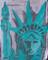 Art: Statue of Liberty New York Times SOLD by Artist Nancy Denommee   