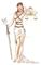 Art: Lady Justice pin up by Artist Emily J White