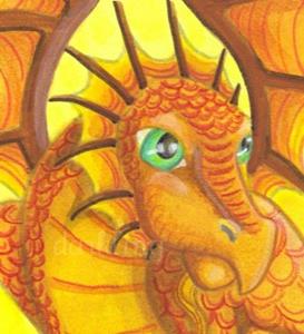 Detail Image for art Leo Dragon zodiac fantasy art