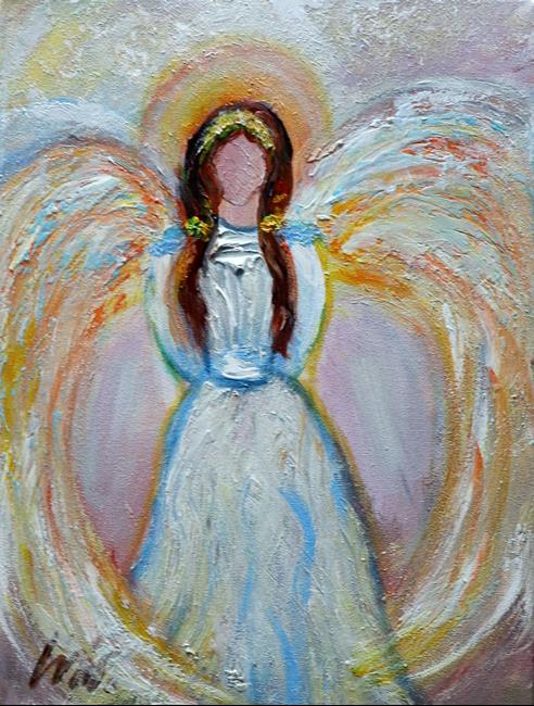 Art: Soft Angel Whispers by Artist LUIZA VIZOLI