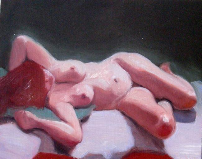 Art: Reclining Nude iii by Artist Debra Schott