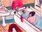 Art: Sometimes the Bathtub Was Her Favorite Place by Artist Caite Bonsey