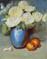 Art: Roses and Apricots by Artist Debra Schott