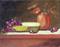 Art: Still Life w/ Grapes by Artist Debra Schott