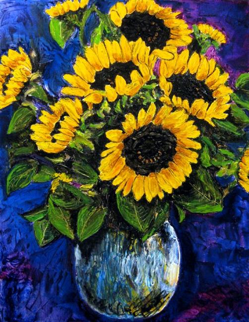 Art: Sunflowers by Artist Lisa Thornton Whittaker