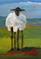 Art: Long Legged Lamb-sold by Artist Delilah Smith
