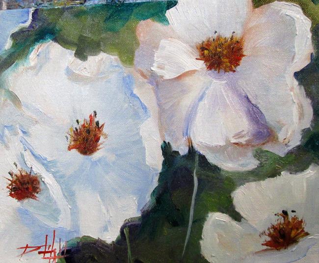 Art: Pleasure of Poppies by Artist Delilah Smith
