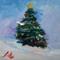 Art: Christmas Pine Tree by Artist Delilah Smith