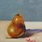 Art: Ripe Golden Pear by Artist Delilah Smith